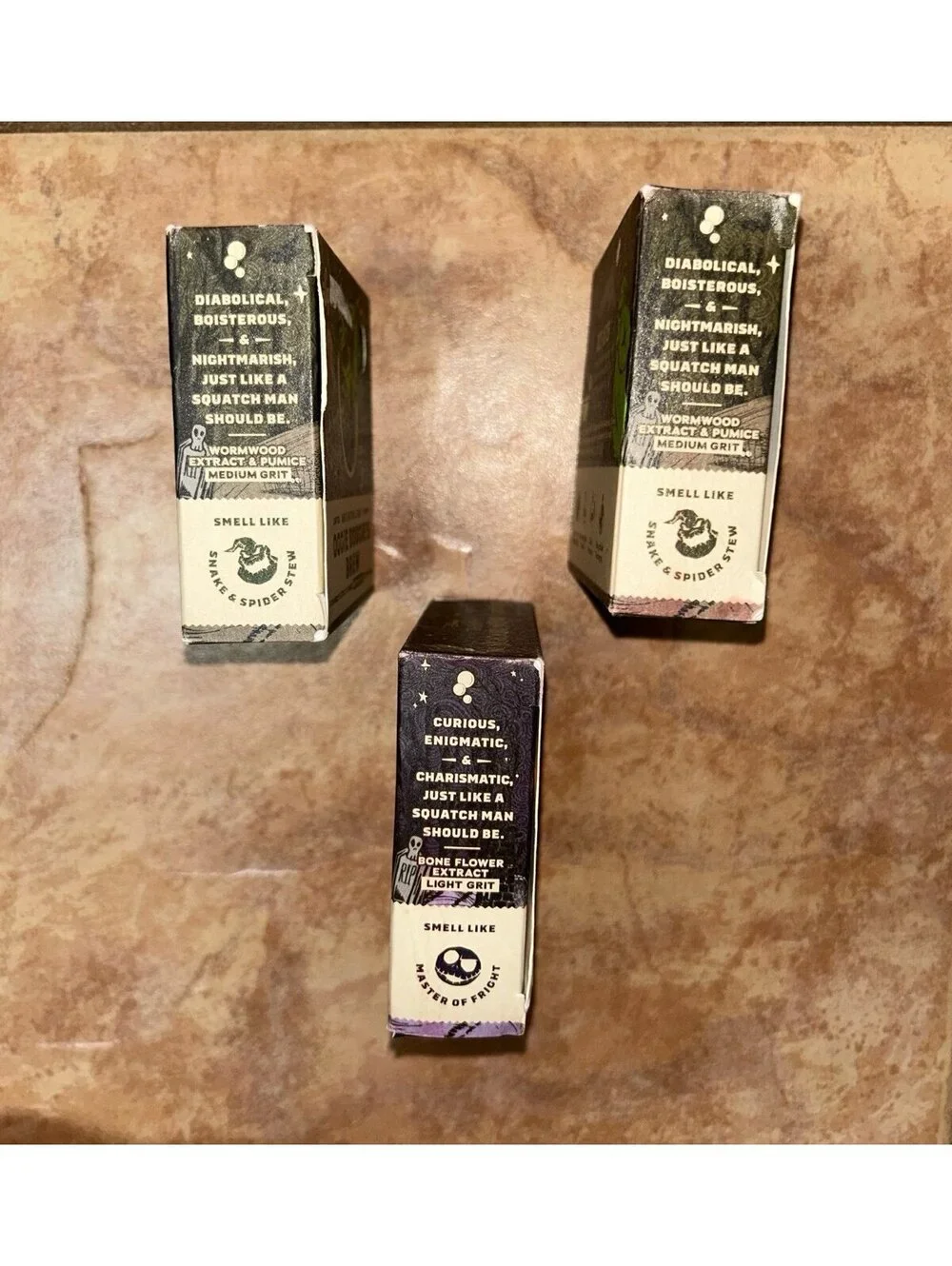 Dr. Squatch The Nightmare Before Christmas Soap Lot of 3 – Limited Edition
